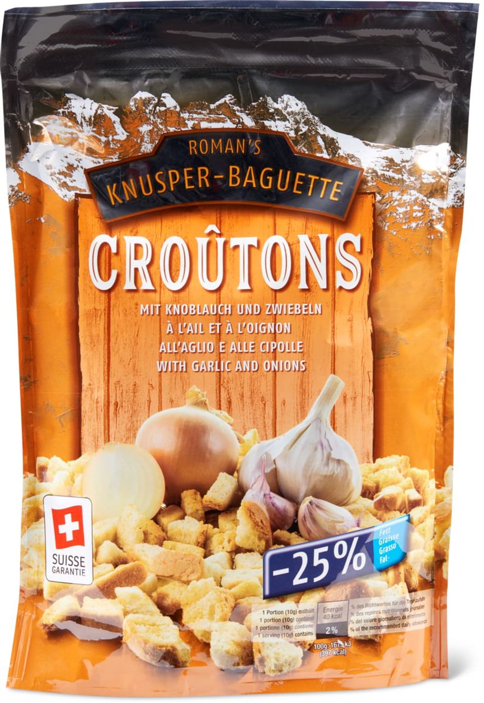 Croutons Ail Oignon Migros