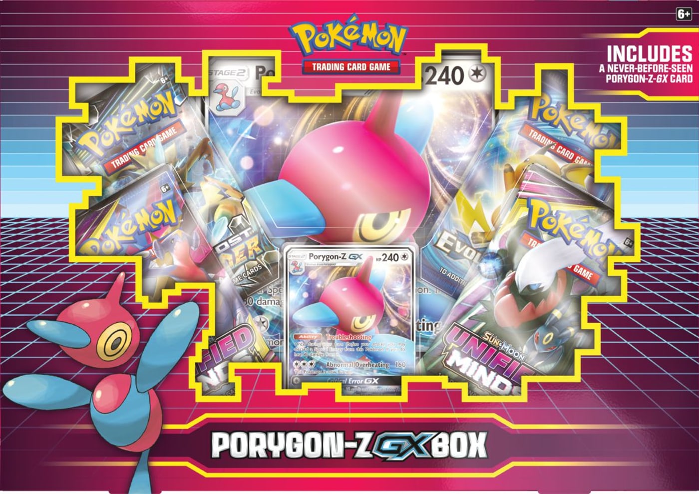 Migros Pokémon Sammelkarten Box Porygon Z Gx