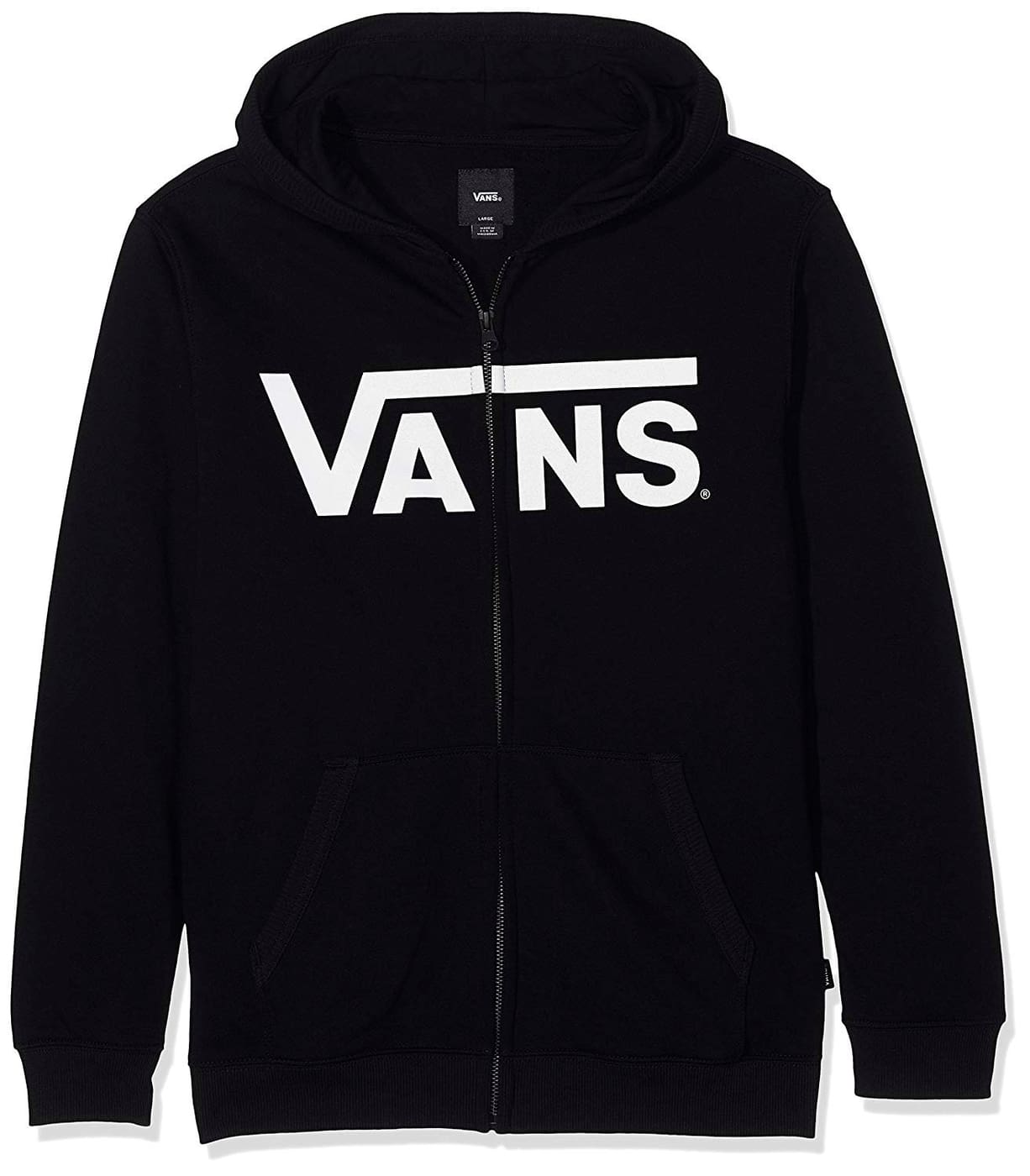 sweat à capuche vans homme verte