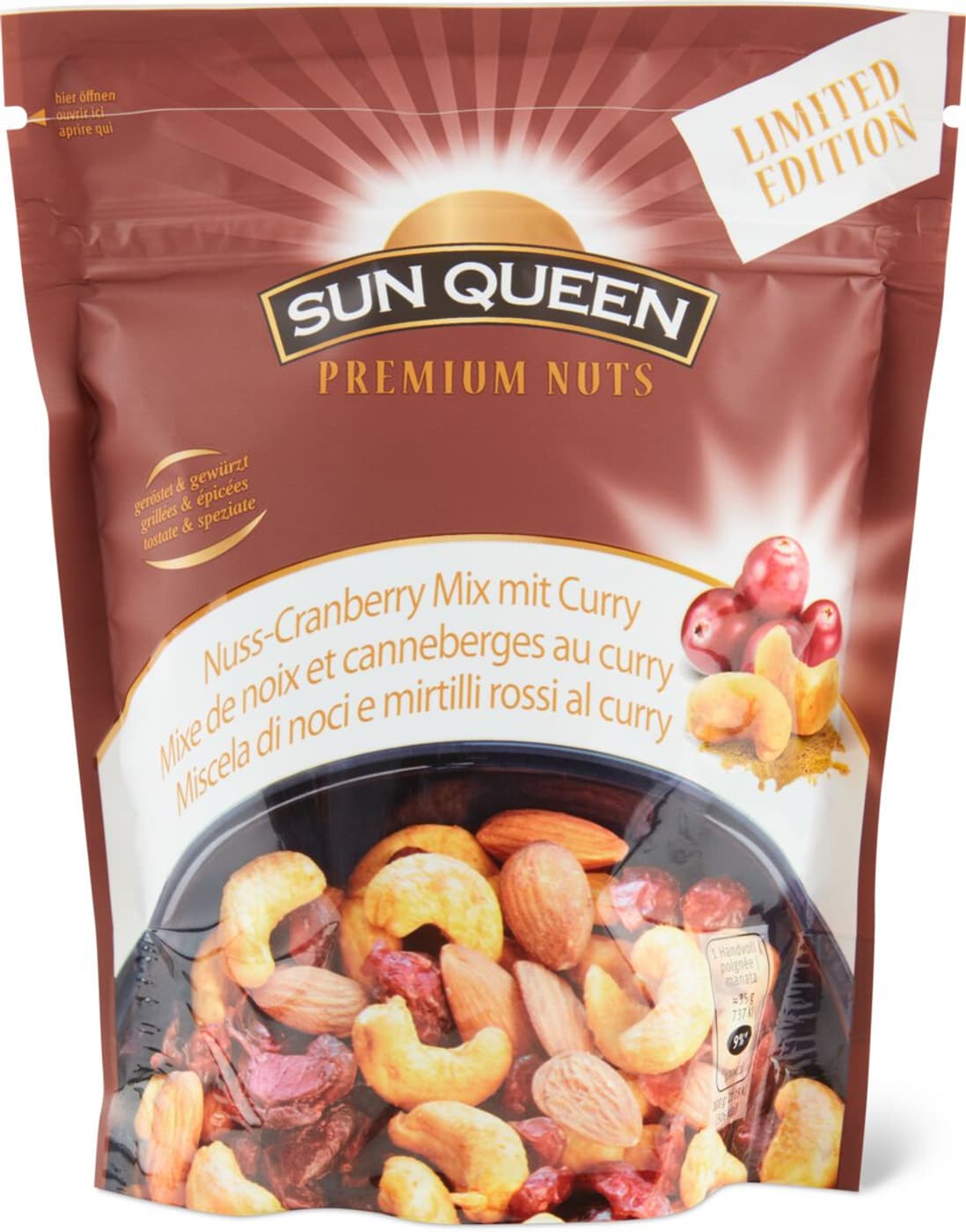Sun Queen Nuss Cranberry Mix Curry | Migros
