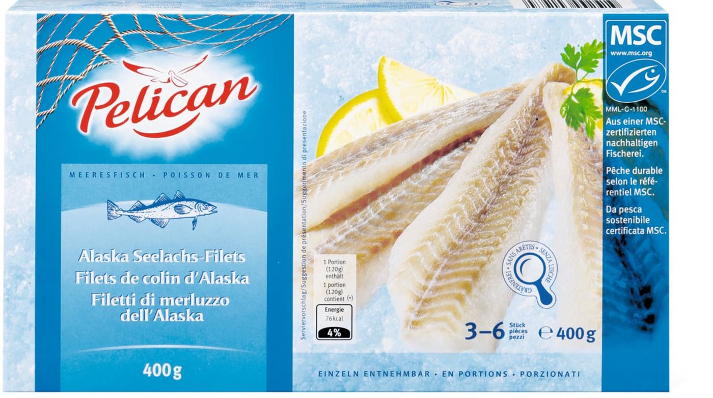 Kalorien, fett, kohlenhydrate und alle weiteren nährwerte, vitamine und mineralstoffe findest du in der kostenlosen kalorientabelle von yazio! Alaska Seelachsfilet - Pelican MSC Alaska Seelachsfilet | Migros