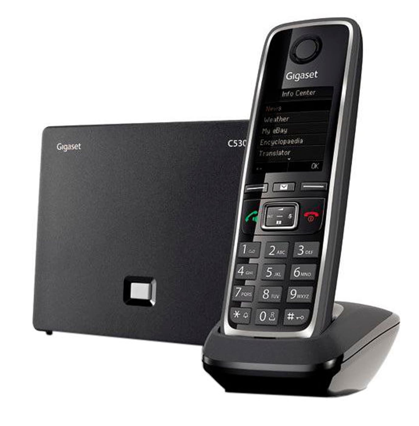 Gigaset C530 IP Nero Telefono VoIP | Migros