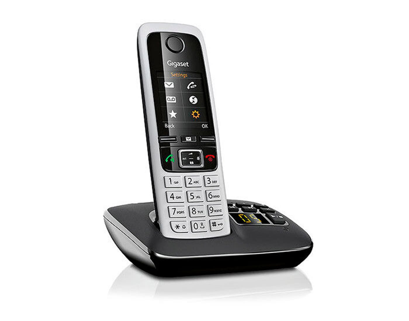Gigaset C430A Duo schwarz / silber Telefon Migros