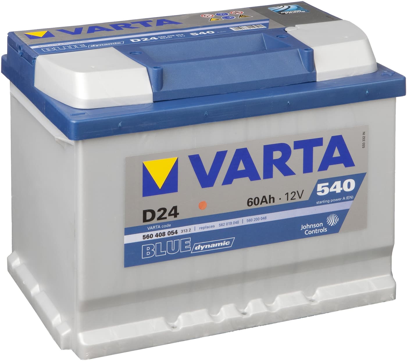 Аккумулятор varta 60ah 540a