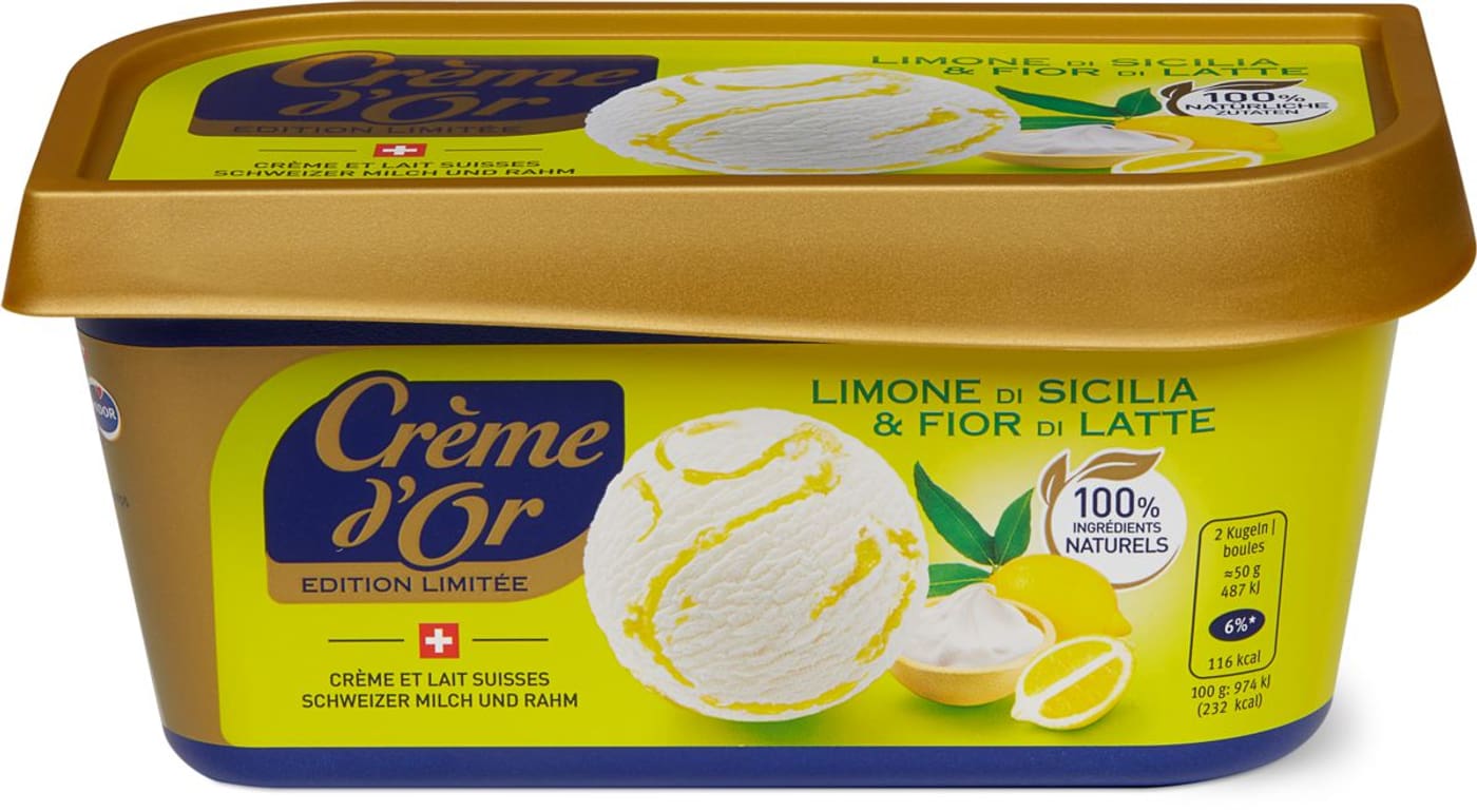 Crème d&amp;#39;or Limited Fior di Latte Limone | Migros