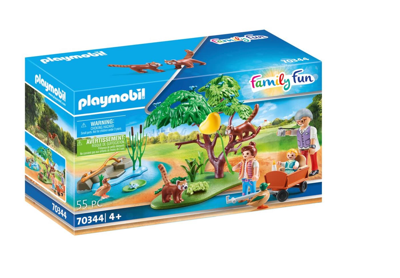 Playmobil Panda Roux Avec Enfants Migros