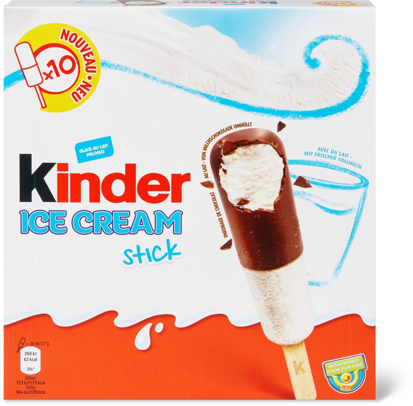 Kinder Ice Cream Stick
