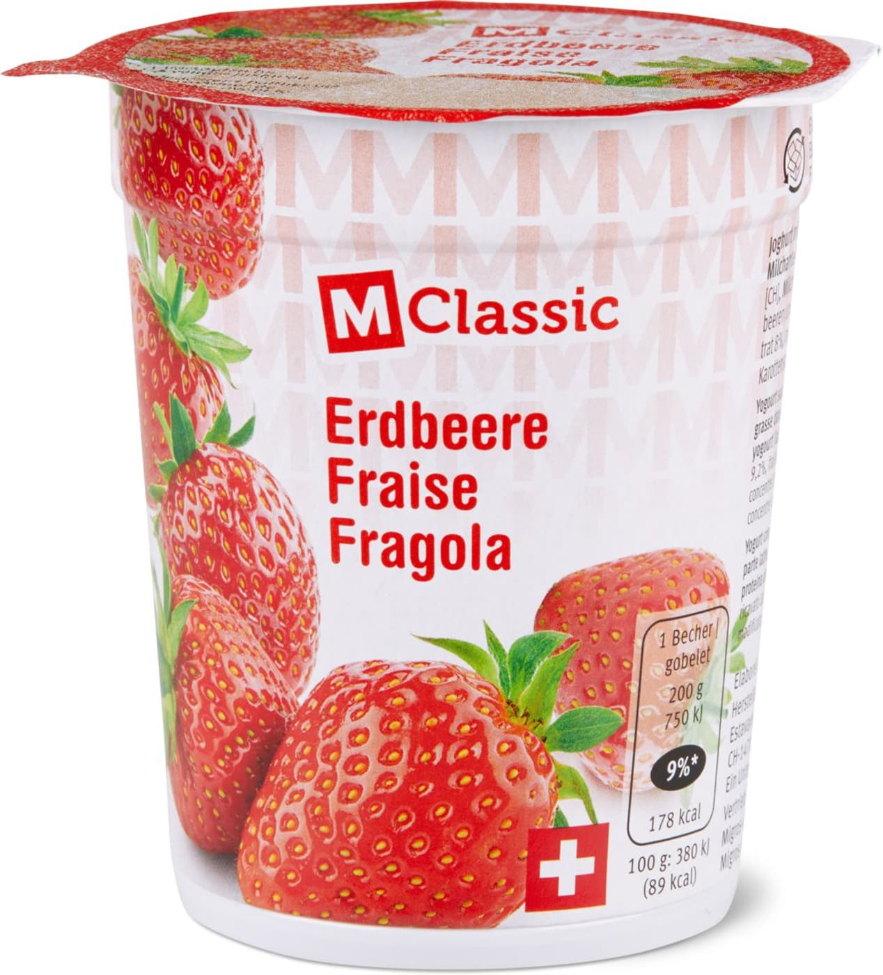 M-Classic Joghurt Erdbeer | Migros