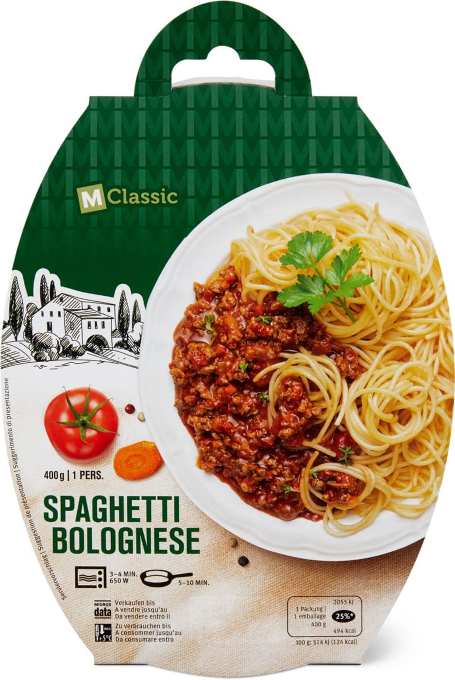 M Classic Spaghetti Bolognese Migros