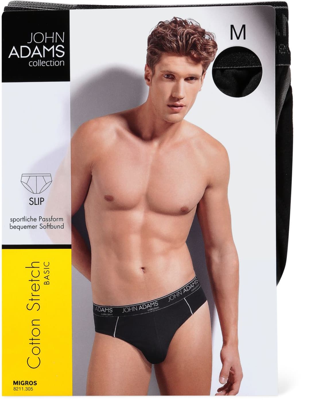 Slip pour homme noir Migros