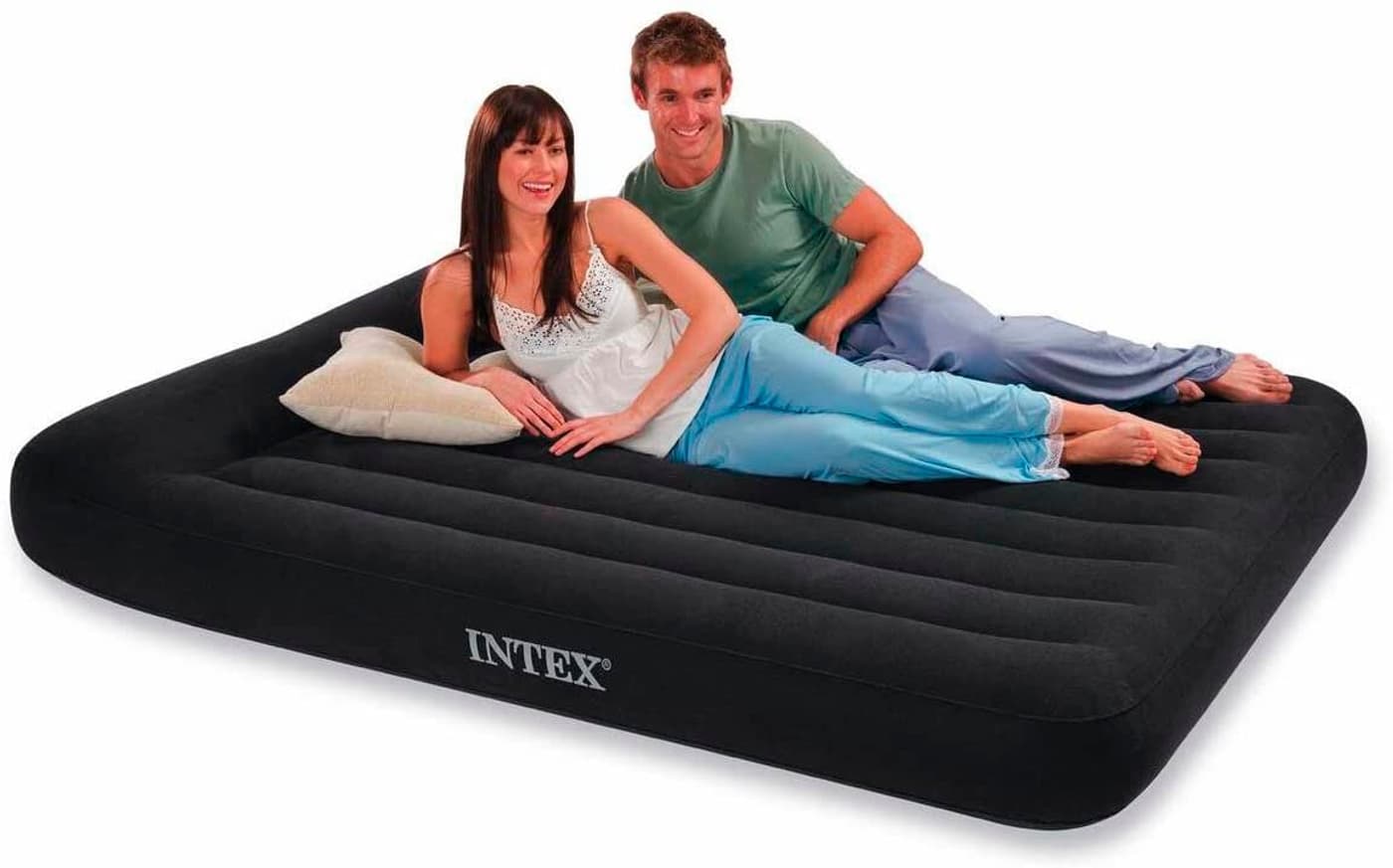 Надувная кровать intex pillow rest classic