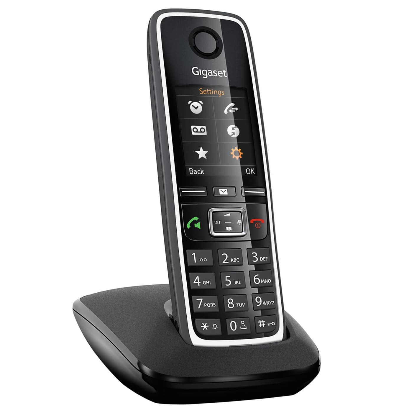 Телефон dect gigaset c530 a black обзор