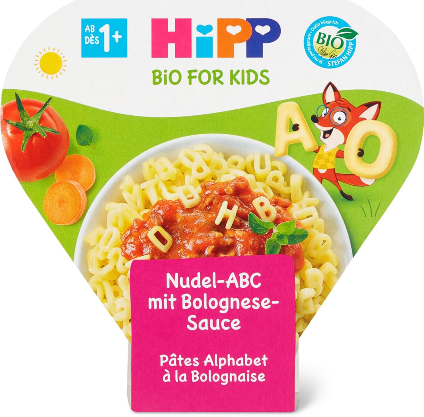 Bio Pates Alphabet Bolognaise Migros