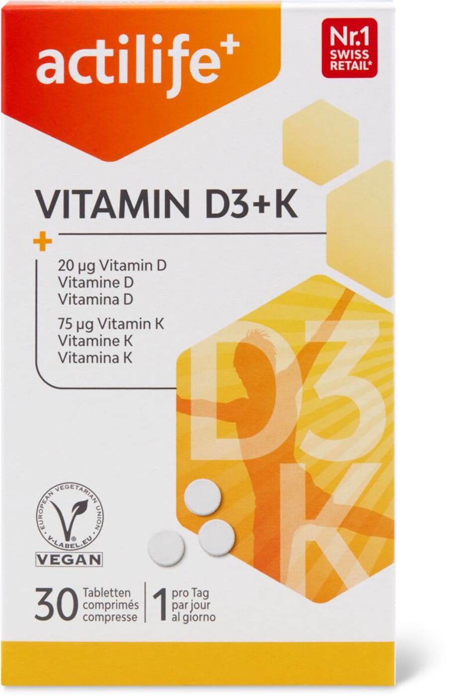 Actilife Vitamin D3 & K Migros