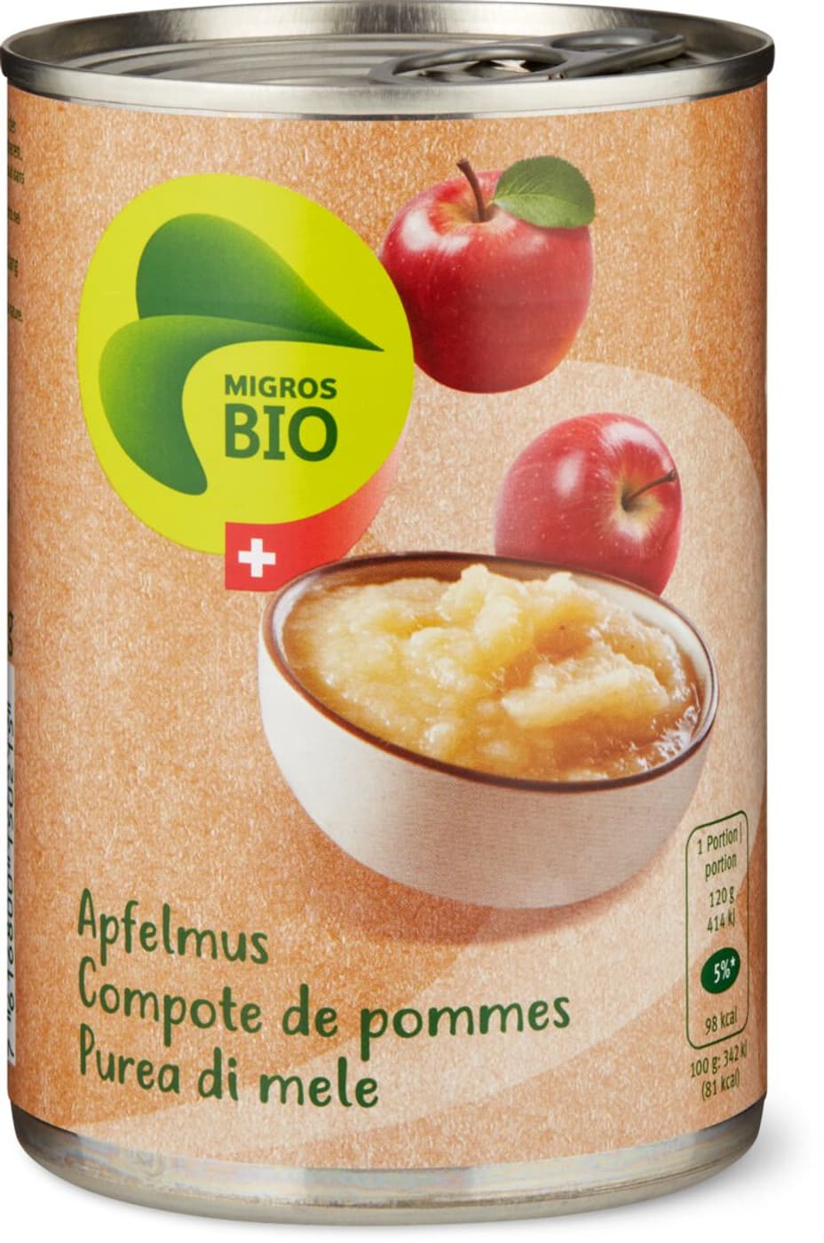 Bio Compote De Pommes Migros