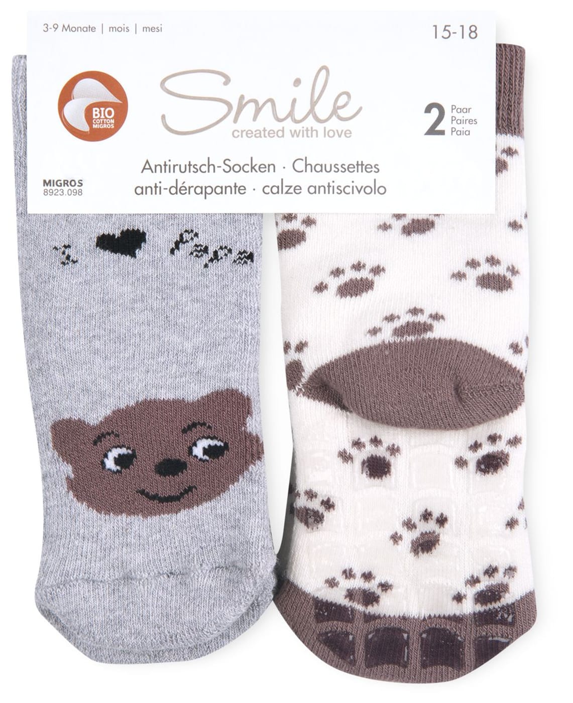 Smile Chaussettes Pour Bebe Lot De 2 Migros