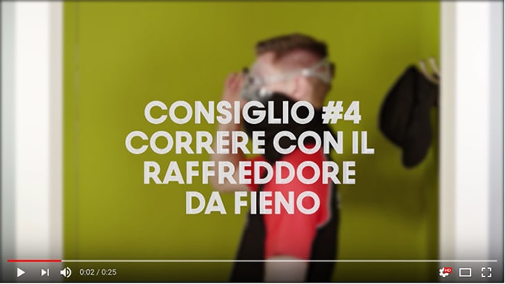 Correre con il raffreddore da fieno