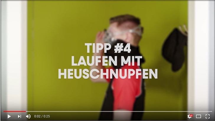 Laufen mit Heuschnupfen
