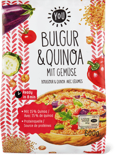 You Bulgur & Quinoa avec légumes