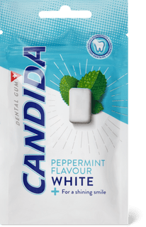 Candida White Chewing Gum Peppermint