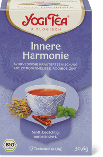 Yogi Tea Bio Kräutertee Innere Harmonie Zitronenmelisse, Rooibos & Zimt