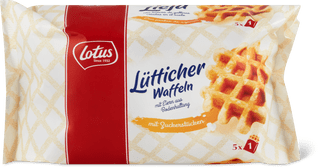 Lotus Lütticher Waffeln mit Zuckerstücken