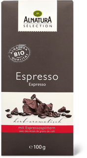 Alnatura Sélection Bio Plaque de chocolat Expresso