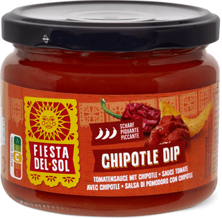Fiesta del Sol Chipotle Dip à base de sauce tomate, piquante