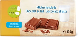 Aha! Milchschokolade Laktosefrei