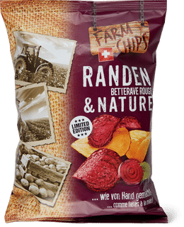 Farm Potatoes Chips Barbabietole e patate al naturale