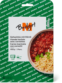 M-Budget Gehacktes mit Hörnli