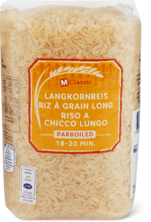 M-Classic Riz à grain long parboiled