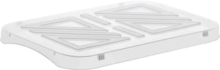 Rotho Couvercle pour boîte de rangement 5l, Plastique (PP) sans BPA, transparent, A5 Couvercle