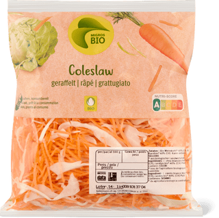 Migros Bio Coleslaw geraffelt