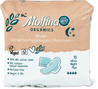 Molfina Organics assorbenti ultra notte +