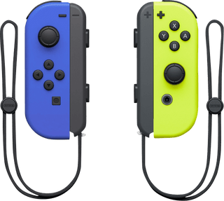 Nintendo Switch Joy-Con set 2 pezzi blu/neon-giallo Controller da gaming
