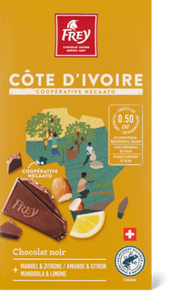 Frey Chocolate bar Chocolat Noir Amande & Citron