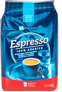 M-Classic Espresso Arabica gemahlen