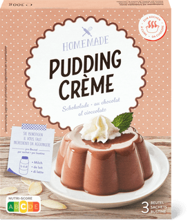 Homemade Pudding Crème au chocolat