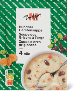 M-Budget Instant Bündner Gerstensuppe