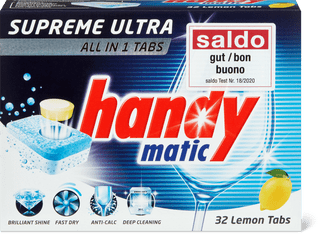 Supreme Ultra All in 1 Lemon tabs per lavastoviglie