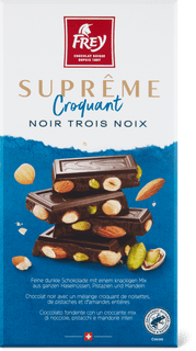 Frey Suprême  Tafelschokolade Noir Trois Noix