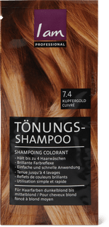 I am Professional shampoo colorante 7.4 biondo ramato