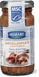 Mimare MSC filets d'anchois Cantabria