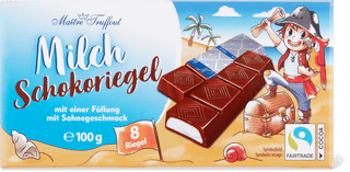Maître Truffout Schokoriegel mit einer Füllung mit Sahnegeschmack