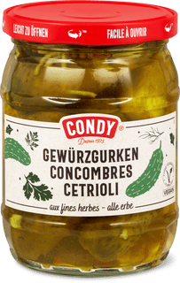 Condy Concombres aux fines herbes