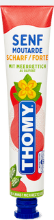 Thomy Senf mit Meerrettich, scharf