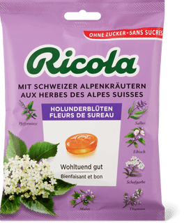 Ricola Bonbons Holunderblüten