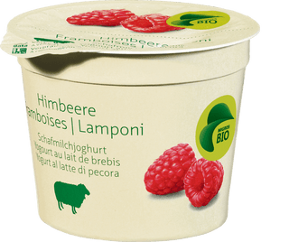 Migros Bio yogurt di latte pecora lampone