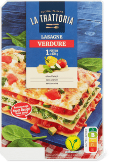 La Trattoria Lasagne Verdure